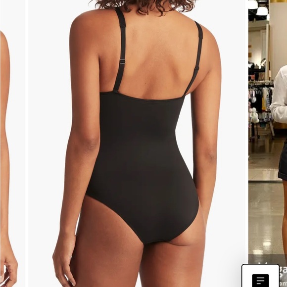 Sea Level Essentials Black Twist Front One Piece Swimsuit - Picture 2 of 9